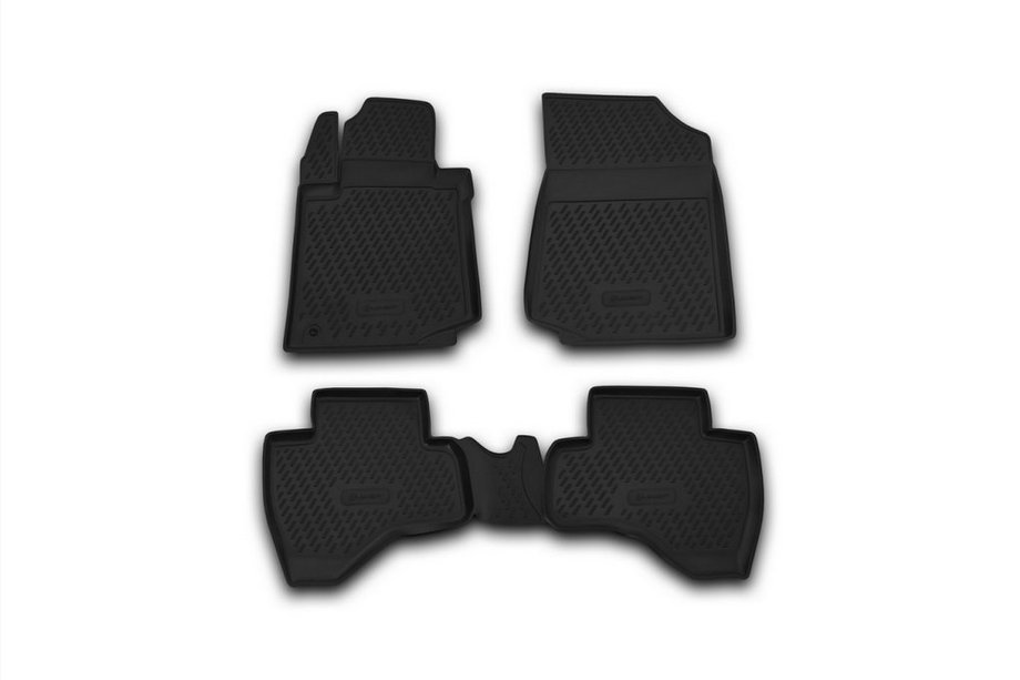 Peugeot 107 2005–2014 Rubberen vloermattenset voor interieur (4 stuks, Novline) Image