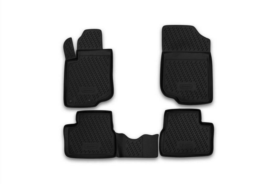 Peugeot 207 2006–2014 Rubberen vloermattenset voor interieur (4 stuks, Novline) Image