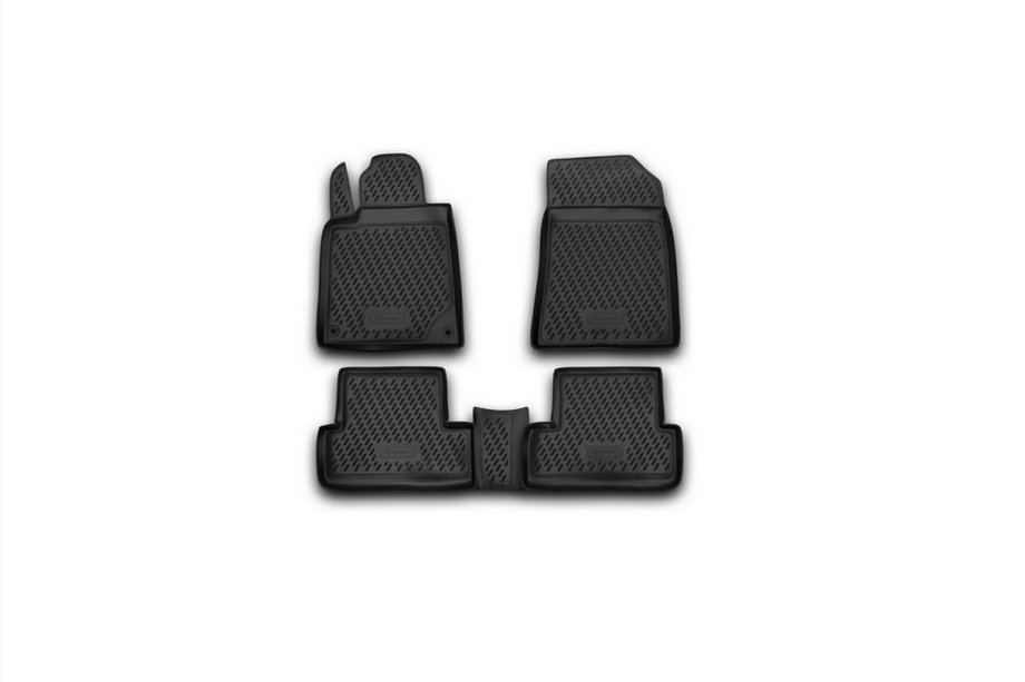 Peugeot 407 2004–2011 Rubberen vloermattenset voor interieur (4 stuks, Novline) Image