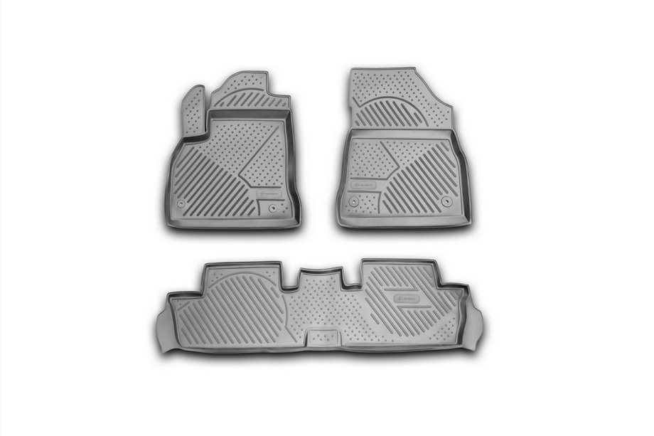Peugeot 3008 2008–2016 Rubberen vloermatten voor het interieur (3 stuks, Novline) Image