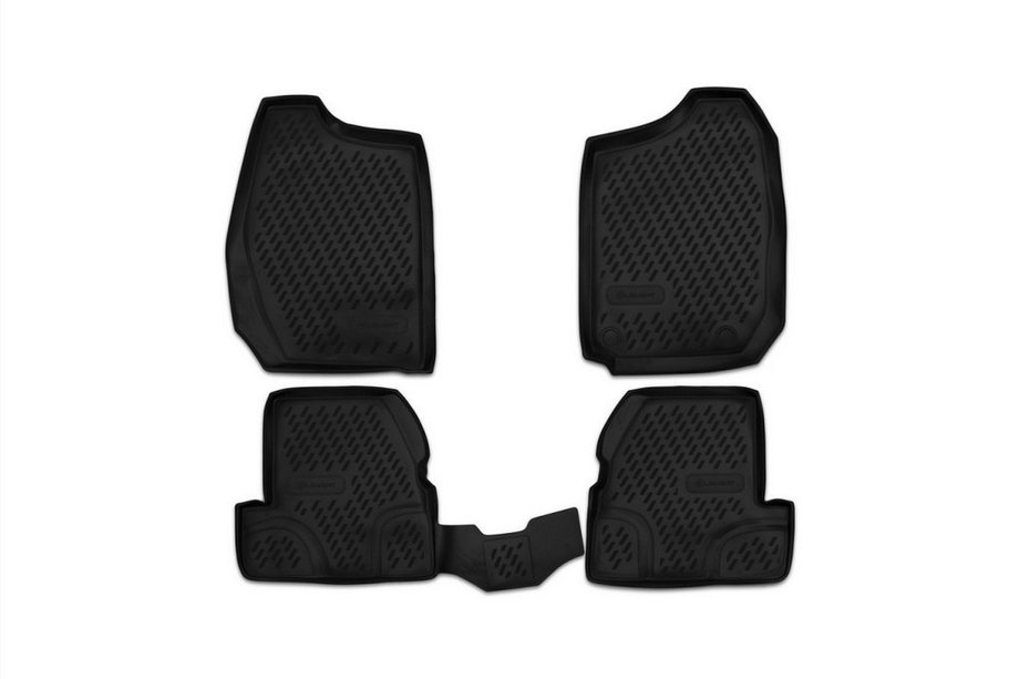Suzuki Jimny 1998–2018 Rubberen vloermatten voor het interieur (4 stuks, Novline) крос Image