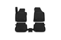 Volkswagen Caddy 2015–2020 Rubberen vloermattenset voor interieur (4 stuks, Novline) foto 1
