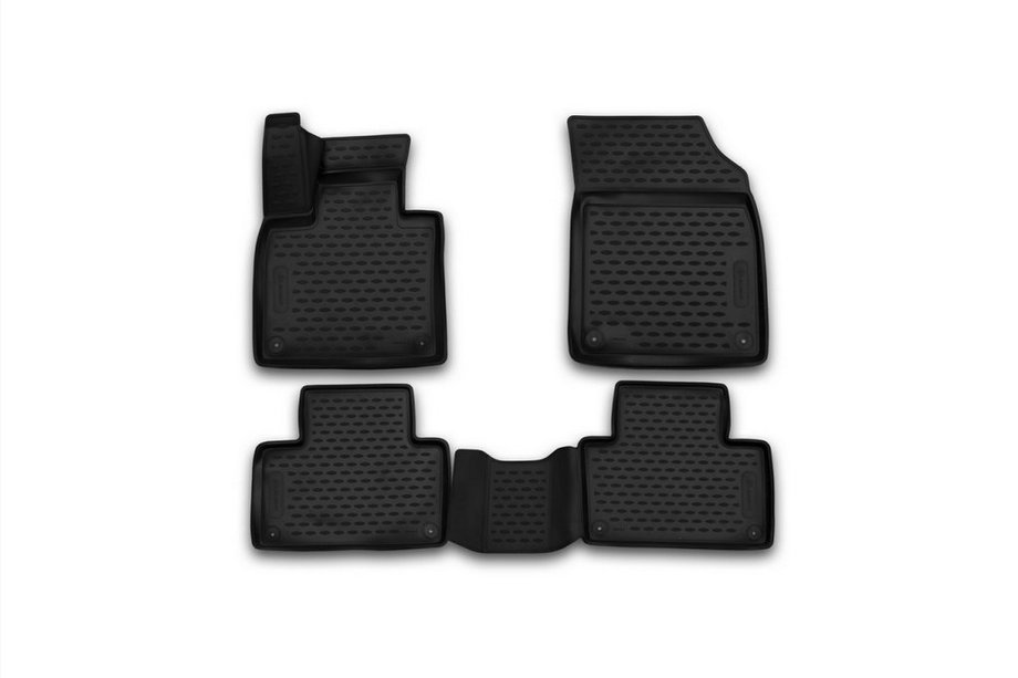 Volvo XC90 2015– 3D rubberen automatten voor interieur (4 stuks, Novline) Image