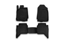 Ford Ranger 2011–2022 Rubberen vloermatten voor het interieur (4 stuks, Novline) 4D foto 1