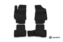Hyundai Creta 2014–2020 Rubberen vloermattenset voor interieur (4 stuks, Novline) foto 1