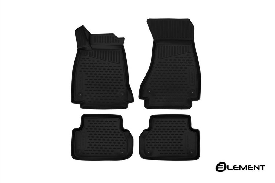 Audi A4 B9 2015–2024 3D rubber automatten voor interieur (set van 4, Novline) SD/Avant/Allroad Image
