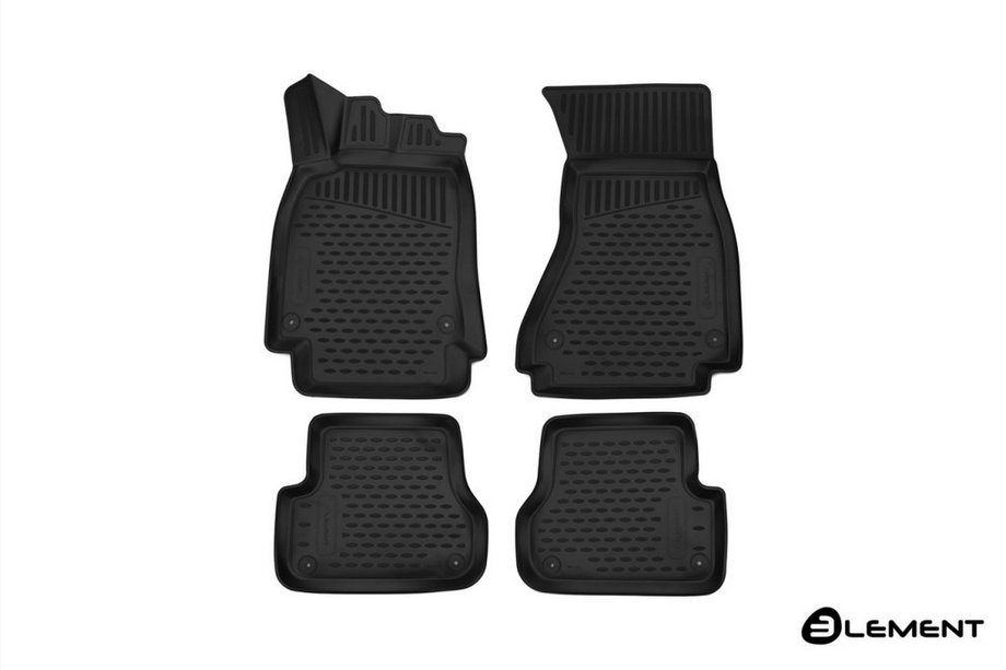 Audi A6 C7 2011–2017 3D rubberen automatten voor interieur (4 stuks, Novline, Sedan) Image