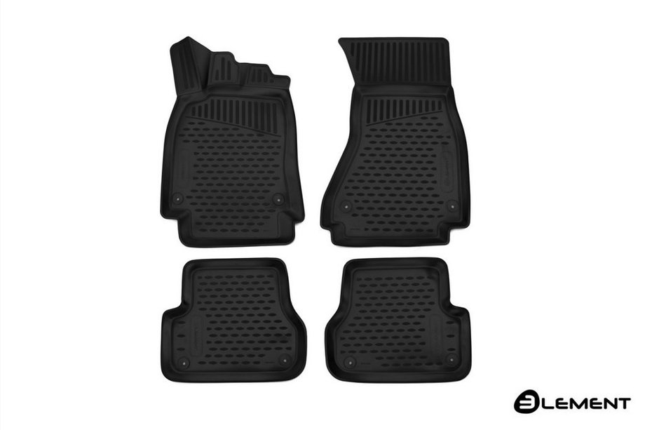 Audi A6 C7 2011–2017 3D rubberen vloermatten voor interieur (4 stuks, Novline, Avant) Image