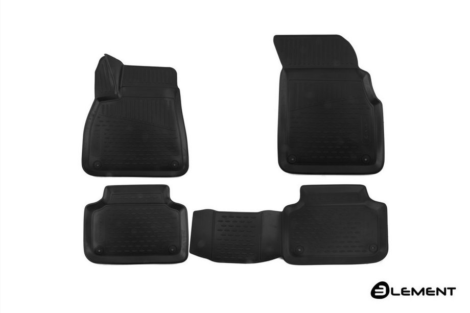 Audi Q7 2015–2026 3D rubberen automatten voor interieur (4 stuks, Novline) Image