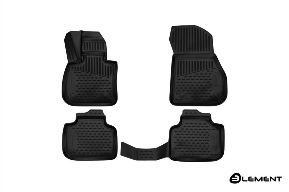 BMW X1 F48 2015–2022 3D rubberen automatten voor interieur (4 stuks, Novline) Image
