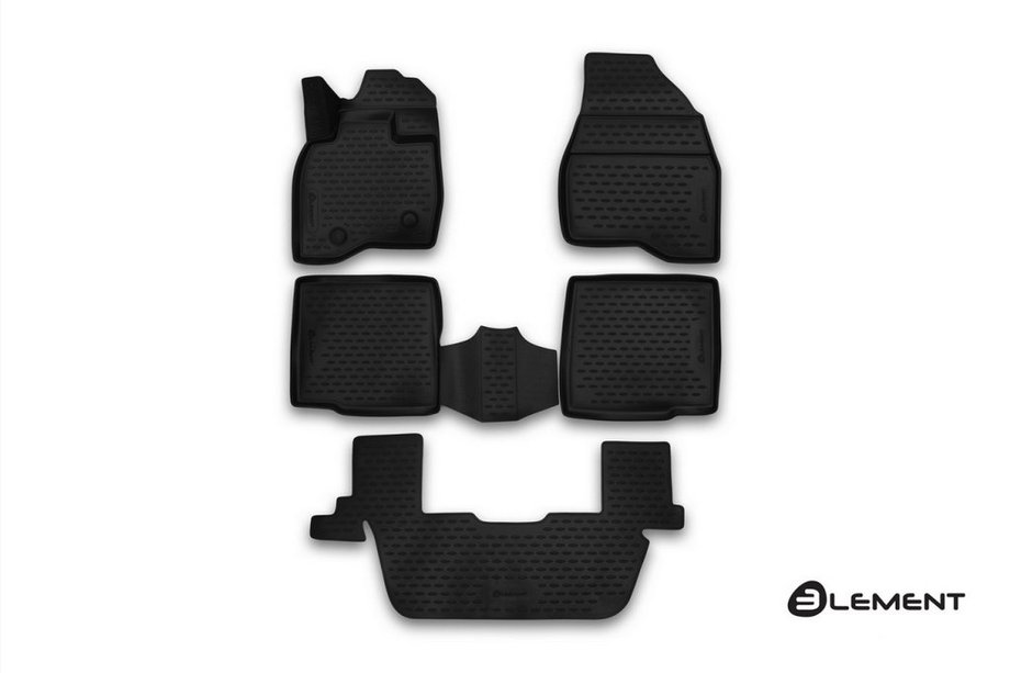Ford Explorer 2011–2019 3D rubberen automatten voor interieur (5 stuks, Novline) Variant 1 Image