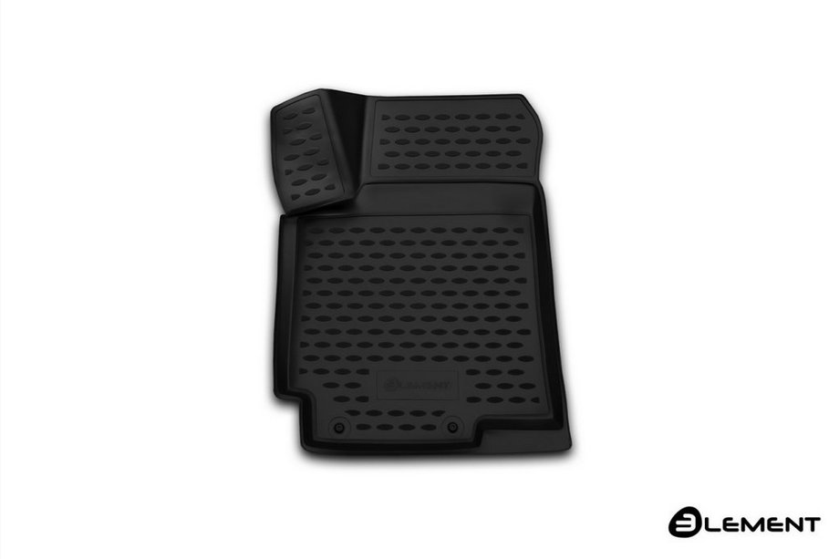 Hyundai Accent 2011–2017 Rubberen vloermat (voor links) 3D voor interieur (Novline) Image