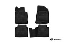 Hyundai Sonata LF 2014–2019 (2017↗) 3D rubber mattenset voor het interieur (4 stuks, Novline) SD foto 1