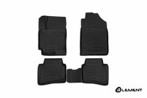 Kia Rio 2017– 3D rubber vloermatten voor het interieur (4 st., Novline) SD/HB (X-Line) foto 1