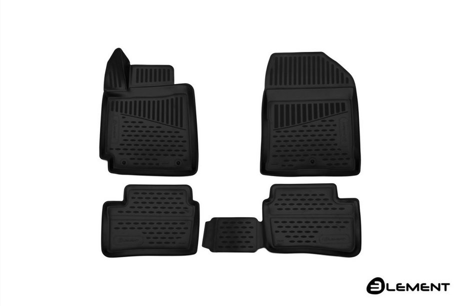 Kia Picanto 2016– Rubberen 3D automatten voor interieur (set 4 st., Novline) HB Image