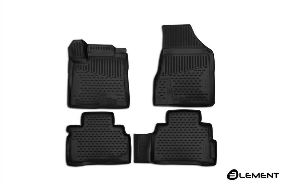 Nissan Murano 2014– 3D rubberen automatten voor interieur (4 stuks, Novline) Image