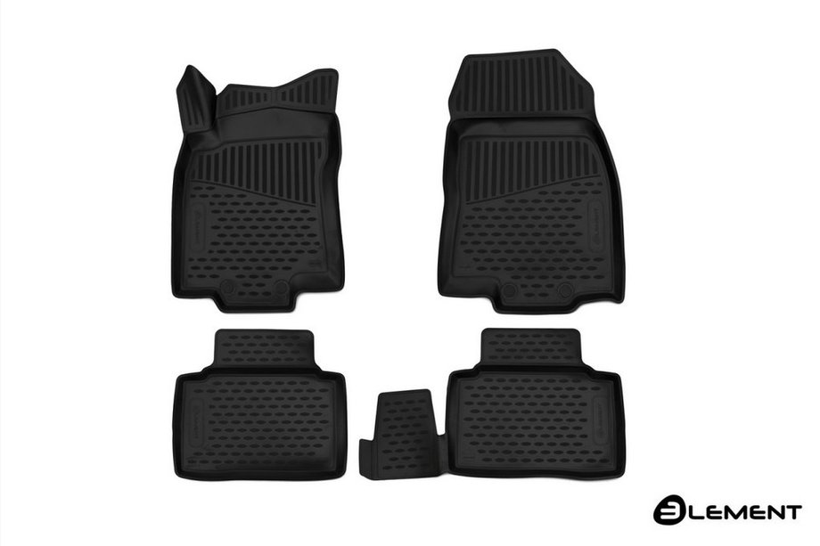 Renault Koleos 2016–2024 3D rubberen automatten voor interieur (4 stuks, Novline) Image