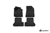 Renault Dokker 2013–2022 (2018↗) 3D rubberen mattenset voor het interieur (4 st., Novline) foto 1