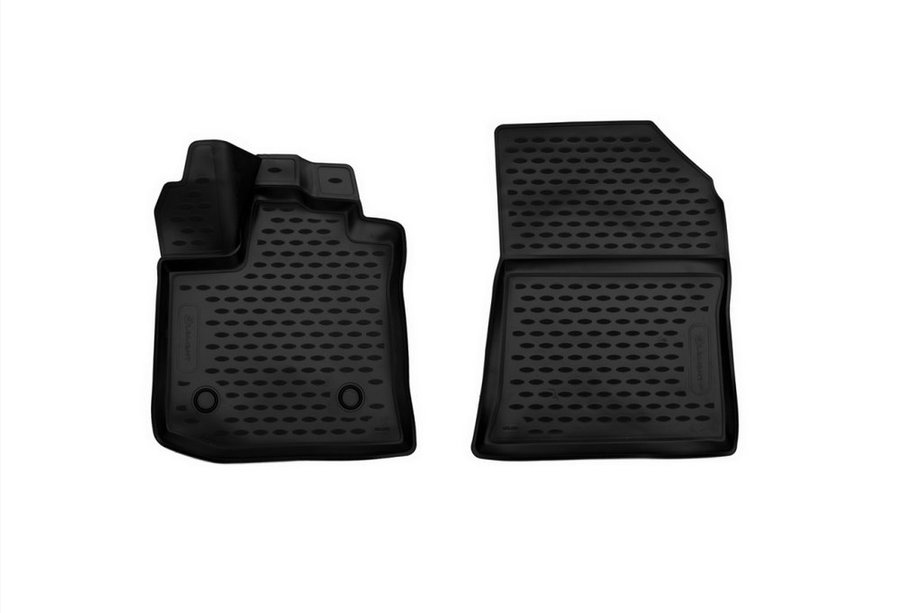 Renault Dokker 2013–2022 (2018↗) 3D rubber vloermatten voor het interieur (2 stuks, Novline) Image