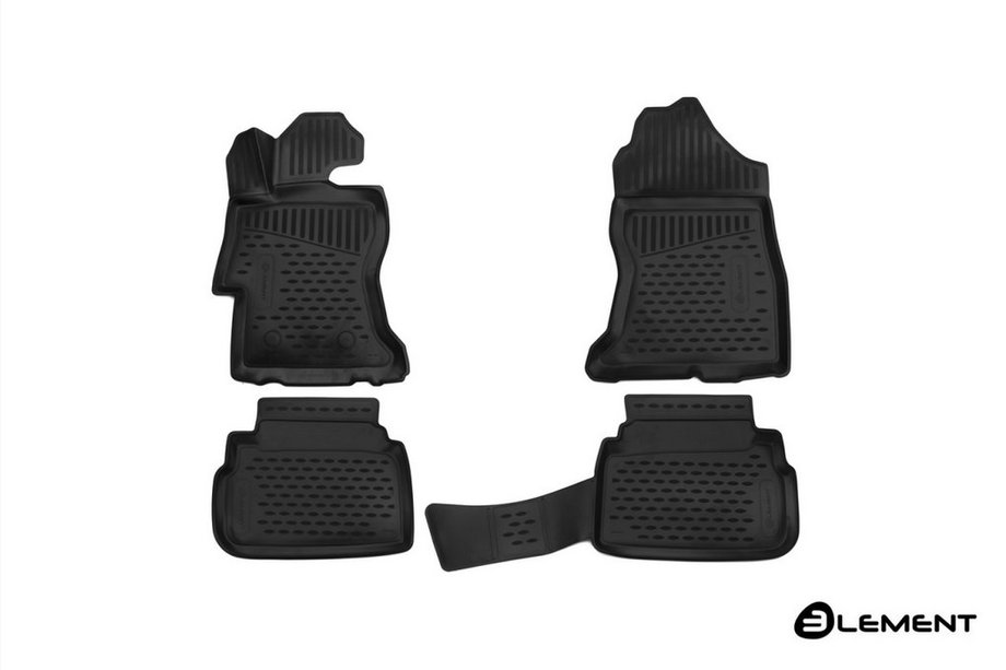Subaru XV 2017–2023 3D rubberen automatten voor interieur (4 stuks, Novline) Image