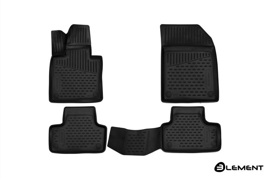 Volvo XC60 2017– 3D rubber automatten voor interieur (4 stuks, Novline) SUV Image