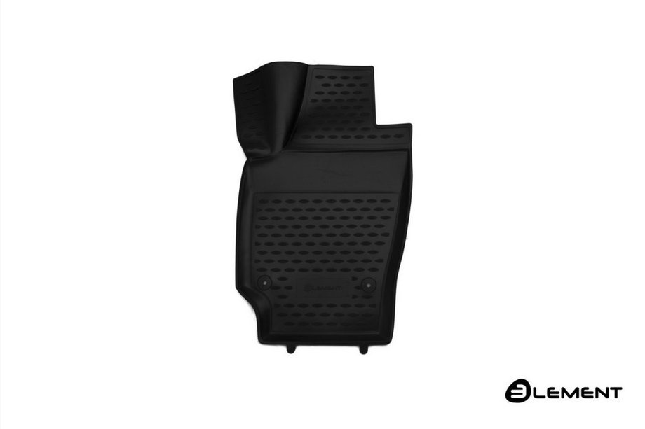 Volkswagen Polo 2010–2017 Rubberen vloermat (linksvoor) 3D voor interieur (Novline) HB Image