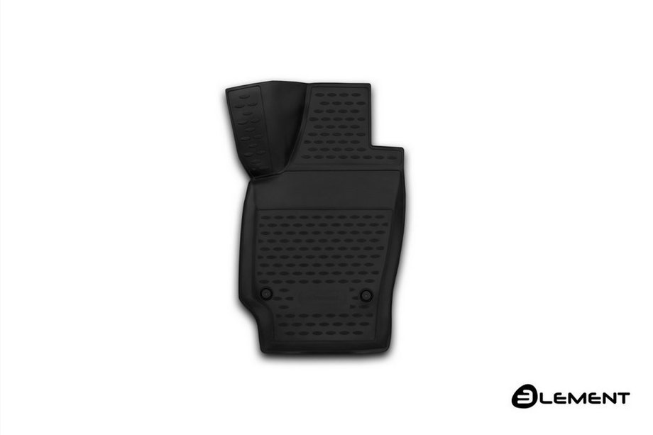 Volkswagen Polo 2010–2017 Rubberen vloermat (voor links) 3D voor interieur (Novline) SD Image