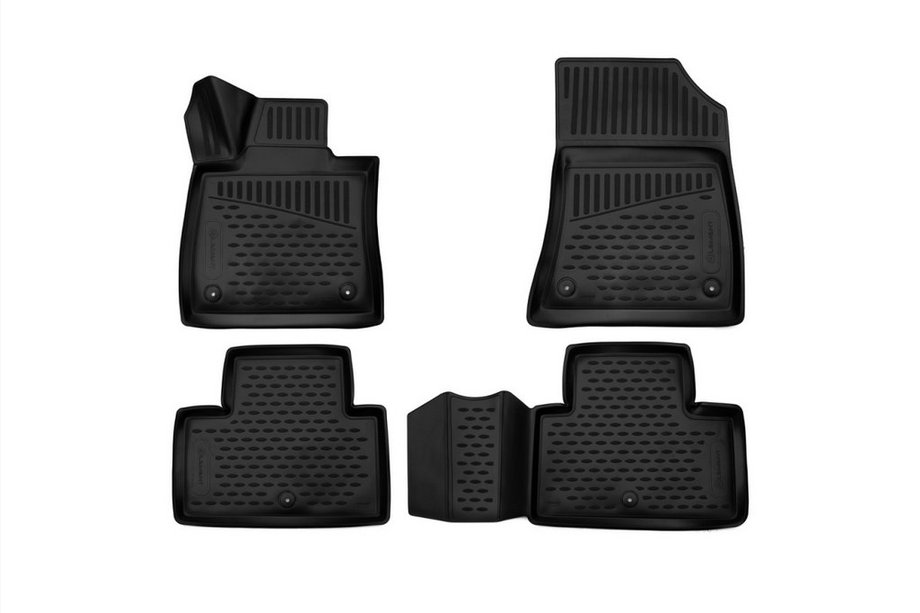 Infiniti EX 2007–2013 (2018↗︎) 3D rubberen automatten voor het interieur (4 stuks, Novline) Image
