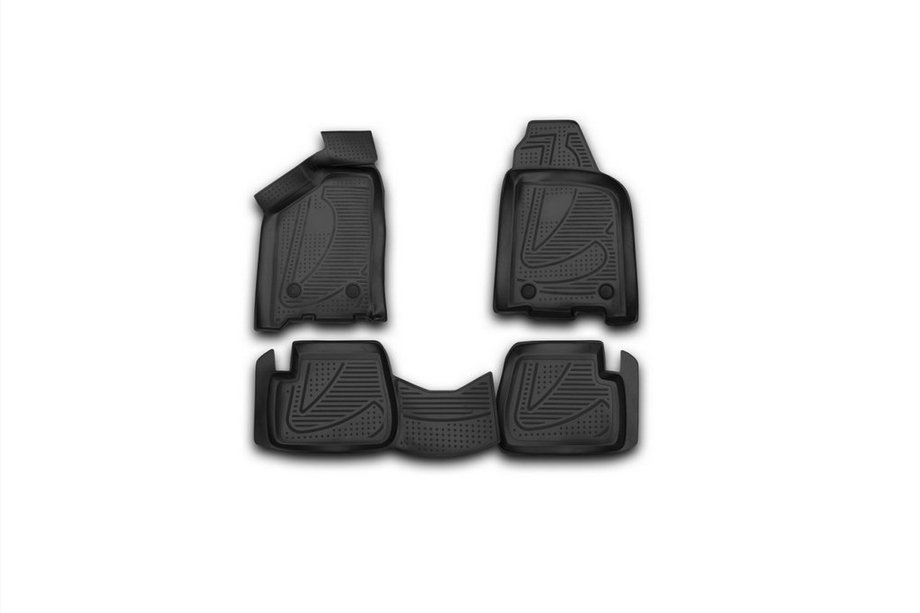 VAZ 2110-21115 1995–2015 3D rubberen vloermatten voor interieur (4 stuks, Novline) Samara Image