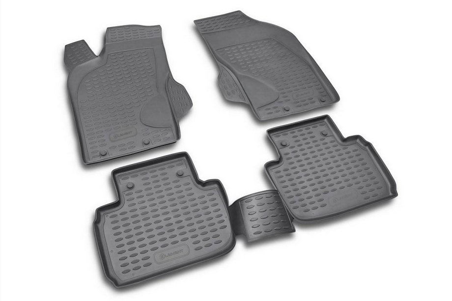 Alfa Romeo 147 2000–2010 Rubberen vloermattenset voor interieur (4 stuks, Novline) Image