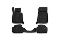 BMW 1 Serie E81/E82/E87/E88 2004–2011 Rubberen automatten (4 stuks, Novline) 3D foto 1