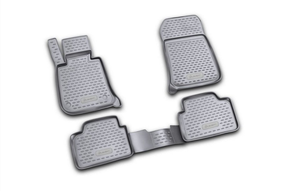 BMW 3-serie E90/E91 2005–2011 Rubberen vloermattenset voor interieur (4 stuks, Novline) Image