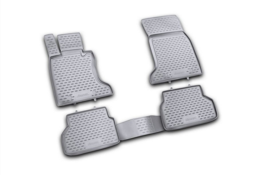 BMW 5 Serie E60/E61 2003–2010 Rubberen vloermatten voor het interieur (4 stuks, Novline) Variant 1 Image