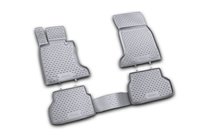 BMW 5 Serie E60/E61 2003–2010 Rubberen vloermatten voor het interieur (4 stuks, Novline) Variant 1 foto 1