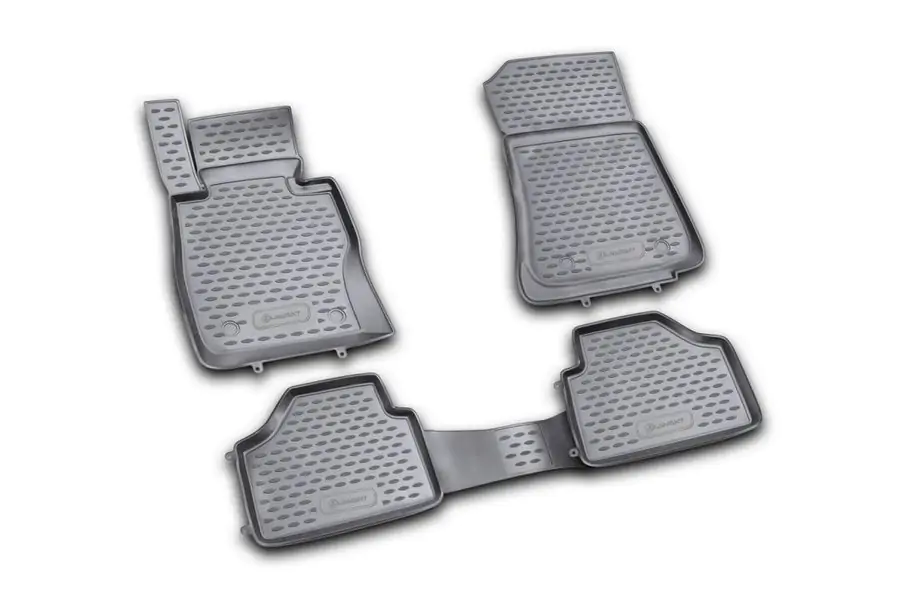 Audi Q5 2008–2017 Rubberen vloermattenset voor interieur (4 stuks, Novline) Image