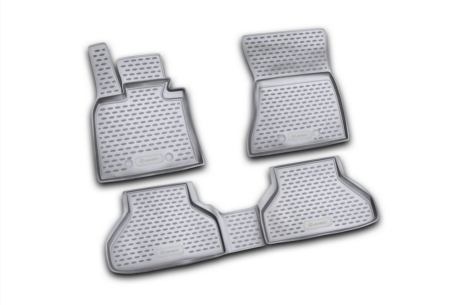 BMW X6 E71 2008–2014 Rubberen vloermattenset voor interieur (4 stuks, Novline) Image