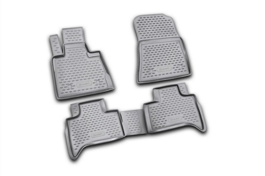 BMW X5 E53 1999–2006 Rubberen vloermattenset voor interieur (4 stuks, Novline) Image