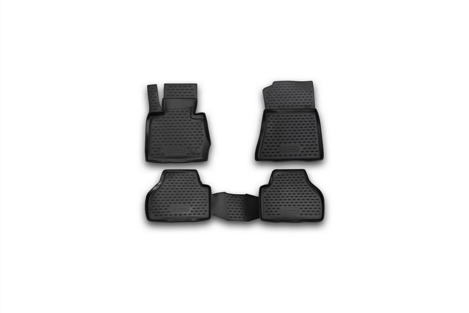 BMW X3 F25 2011–2018 Rubberen vloermattenset voor interieur (4 stuks, Novline) Image
