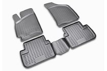 Chevrolet Lanos 1998–2017 Rubberen vloermattenset voor interieur (4 stuks, Novline) foto 1