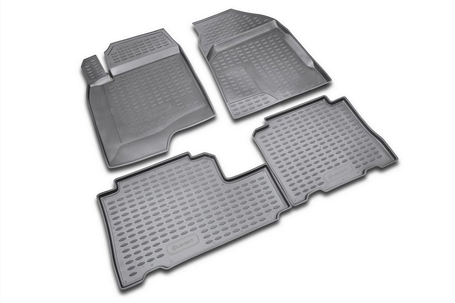Chevrolet Captiva 2006–2019 (2006↗) Rubberen vloermatten voor het interieur (4 stuks, Novline) Foto 1