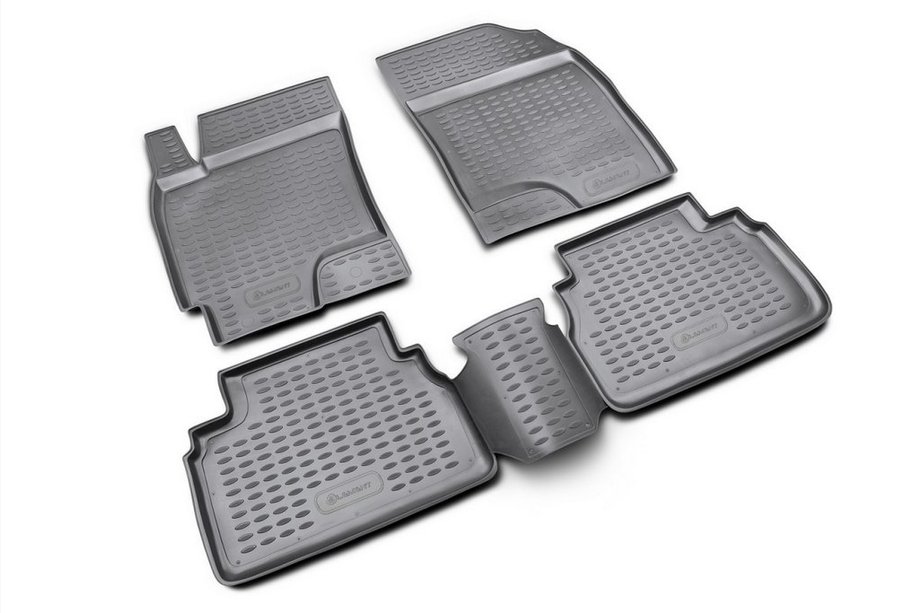 Chevrolet Epica 2006–2014 Rubberen vloermattenset voor interieur (4 stuks, Novline) Image