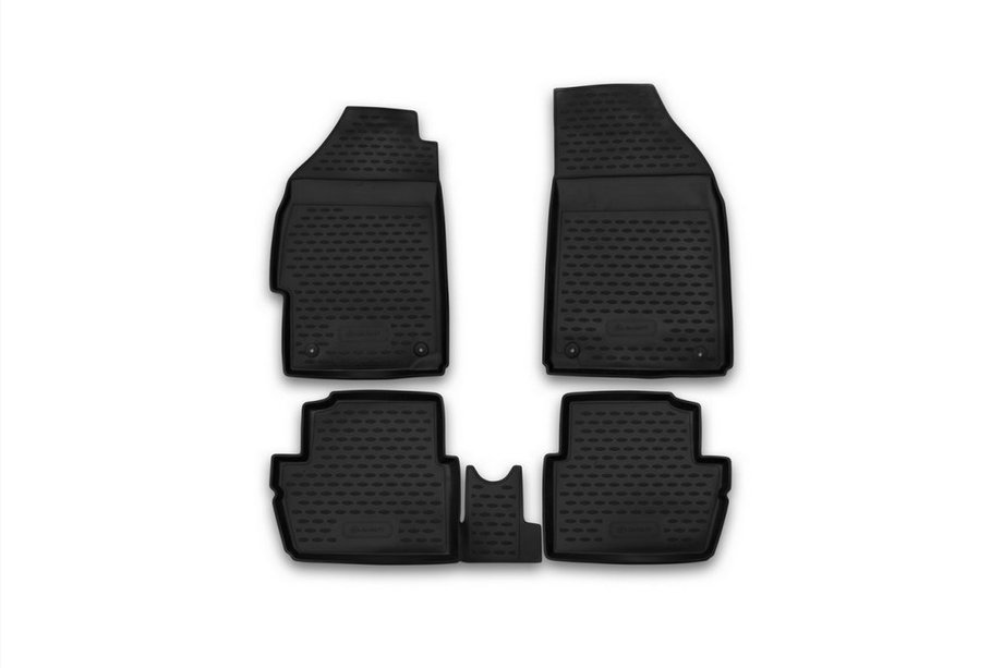 Chevrolet Spark 2009–2015 Rubberen vloermatten voor het interieur (4 stuks, Novline) Variant 1 Image
