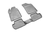 Citroen C-2 2003–2009 Rubberen vloermattenset voor interieur (4 stuks, Novline) foto 1