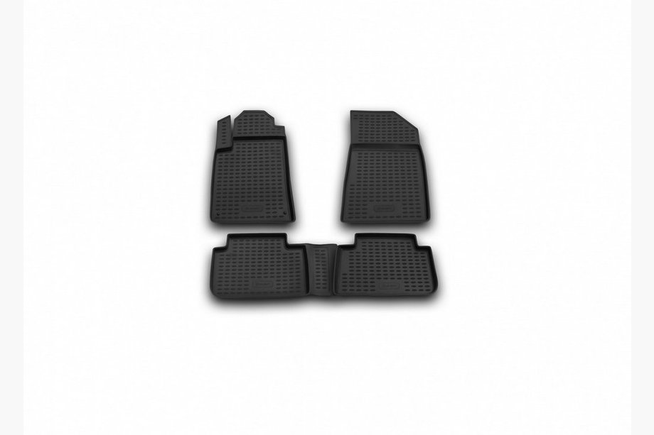 Citroen C-5 2001–2008 Rubberen vloermattenset voor interieur (4 stuks, Novline) Image