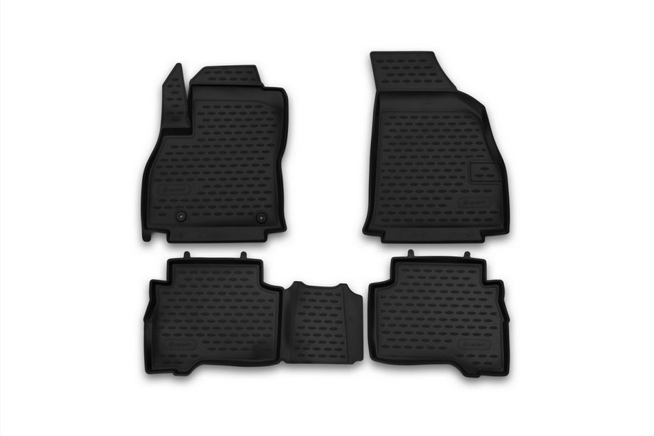 Citroen Nemo 2007–2017 Rubberen vloermattenset voor interieur (4 stuks, Novline) Image