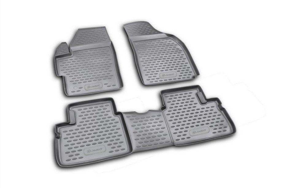Daewoo Matiz 1998–2008 Rubberen vloermatten voor het interieur (4 stuks, Novline) Variant 1 Image