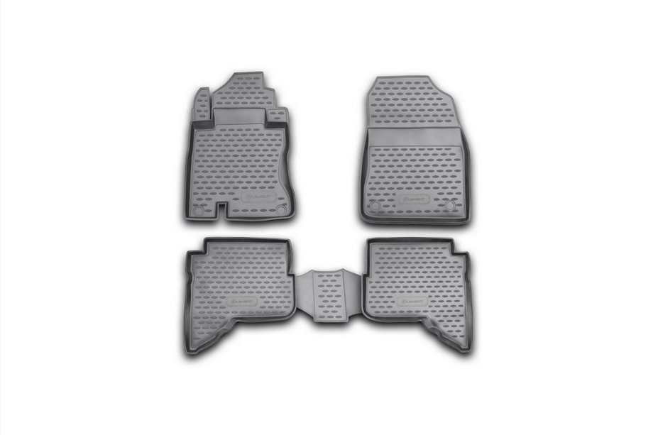 Daihatsu Terios 2006–2017 Rubberen vloermattenset voor interieur (4 stuks, Novline) Image