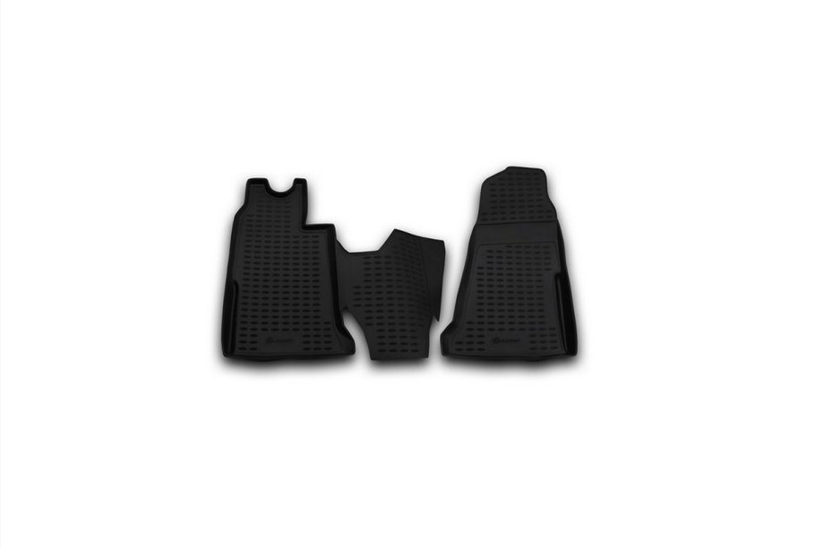 Ford Transit 2000–2014 (2006↗) Rubberen automatten voor interieur (2 stuks, Novline) handgeschakeld (Variant 1) Foto 1