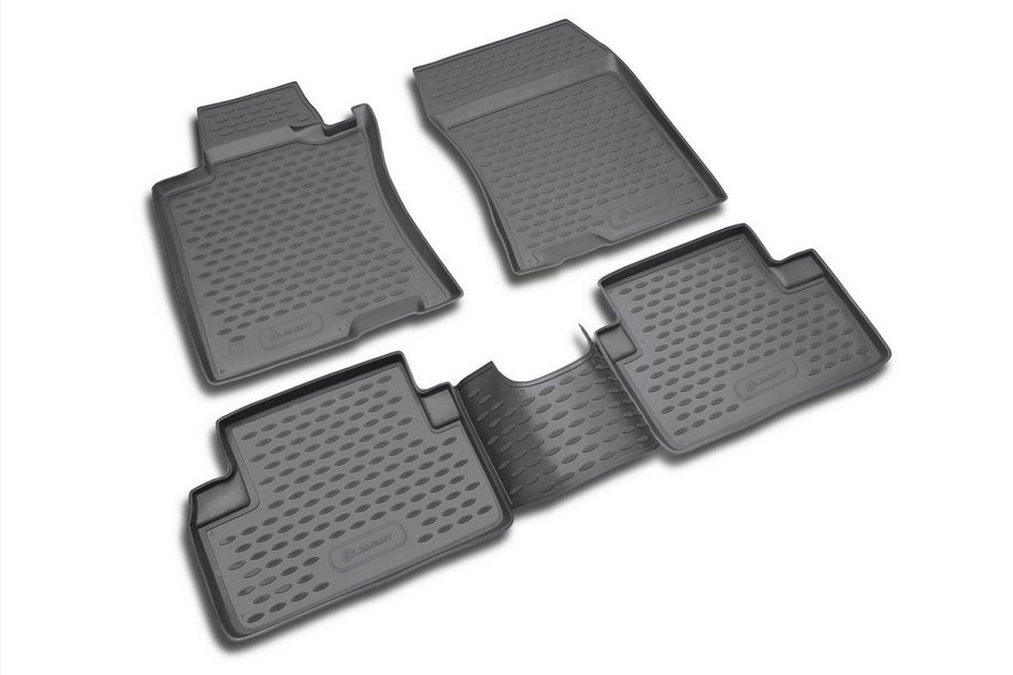 Honda Accord VII 2002–2007 Rubberen vloermattenset voor interieur (4 stuks, Novline) Image