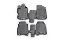 Honda FR-V 2004–2009 Rubberen vloermattenset voor interieur (4 stuks, Novline) foto 1